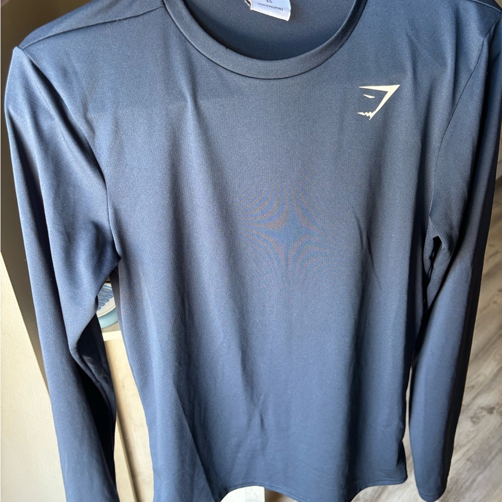 Gymshark navy long sleeve XS